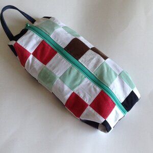 Handmade Travel Shoe Bag Toiletry Pouch Cosmetics Small Baby Diaper Bag Knitting